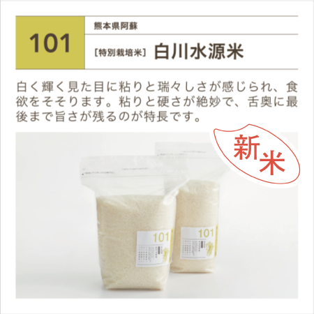 【特別栽培米】令和8年産 熊本県阿蘇産 白川水源米こしひかり